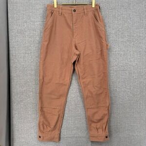 Patagonia All Seasons Hemp Canvas Double Knee Pants Women Size 6 Brown Boho